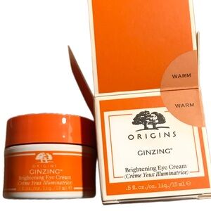 Origins GinZing Vitamin C Eye Cream to Brighten and Depuff in Warm 15ml *BNIB